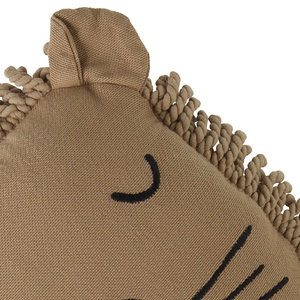 Coussin 34x34cm Nobodinoz Lion sesame