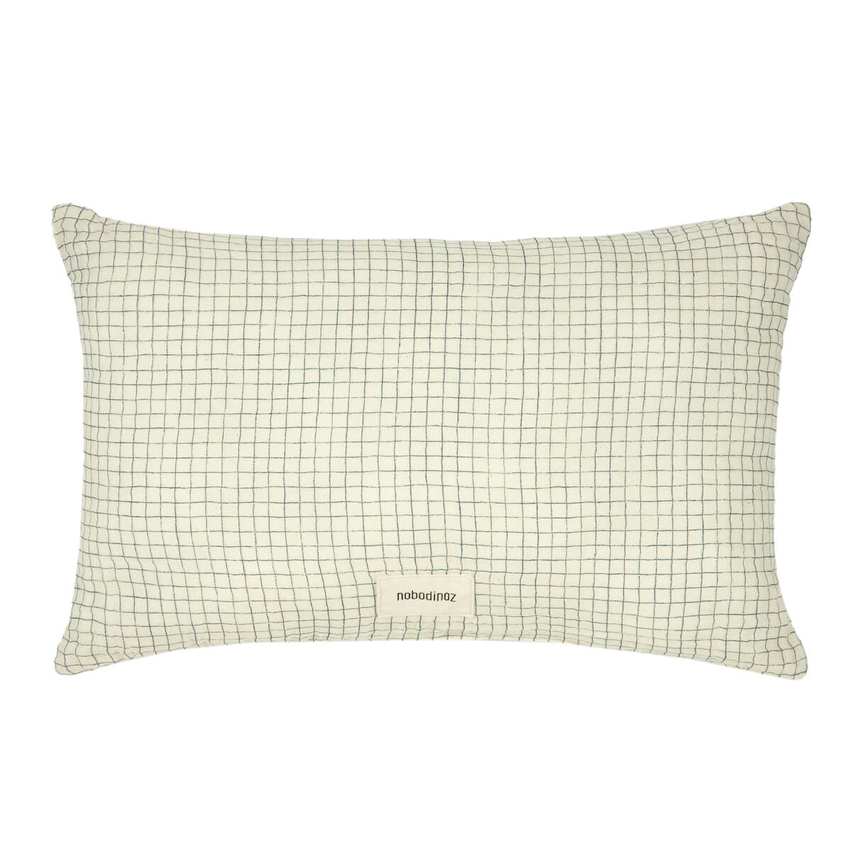 Coussin 35x23cm WABI SABI Nobodinoz blue grid