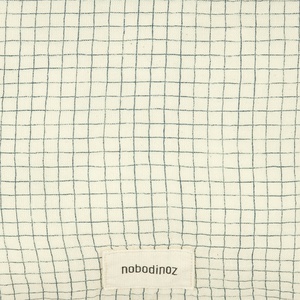 Coussin 35x23cm WABI SABI Nobodinoz blue grid