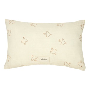 Coussin 35x23cm WABI SABI Nobodinoz brown hoshi birds