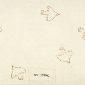 Coussin 35x23cm WABI SABI Nobodinoz brown hoshi birds