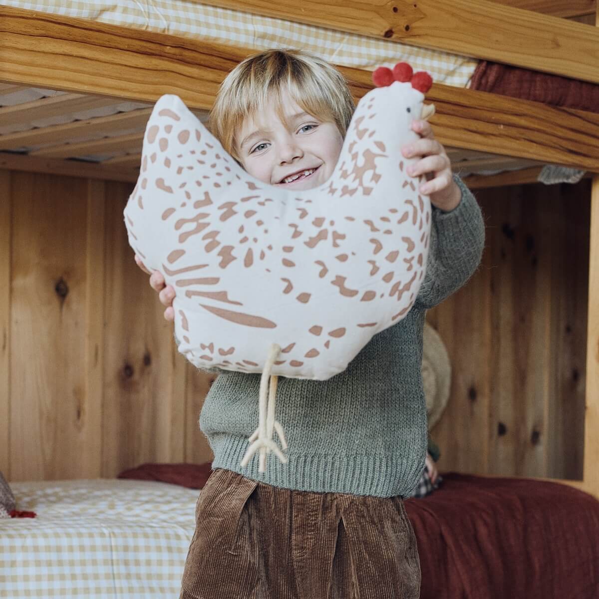 Coussin 36x35x11cm CHICKEN Lorena Canals