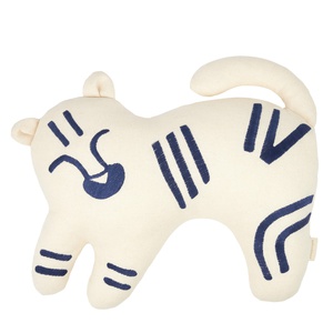 Coussin 40x32cm LANDSCAPE Nobodinoz Tiger blue-natural