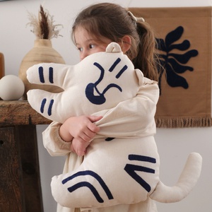 Coussin 40x32cm LANDSCAPE Nobodinoz Tiger blue-natural