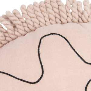 Coussin 42x32cm ENZO LE HÉRISSON FRENCH LINEN Nobodinoz mauve pink