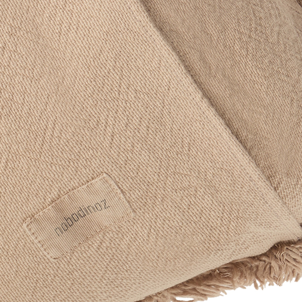Coussin 45x30cm LANDSCAPE Nobodinoz Fringes sesame