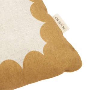 Coussin 45x30cm LIN FRANÇAIS VIBES L Nobodinoz Mustard Vibes
