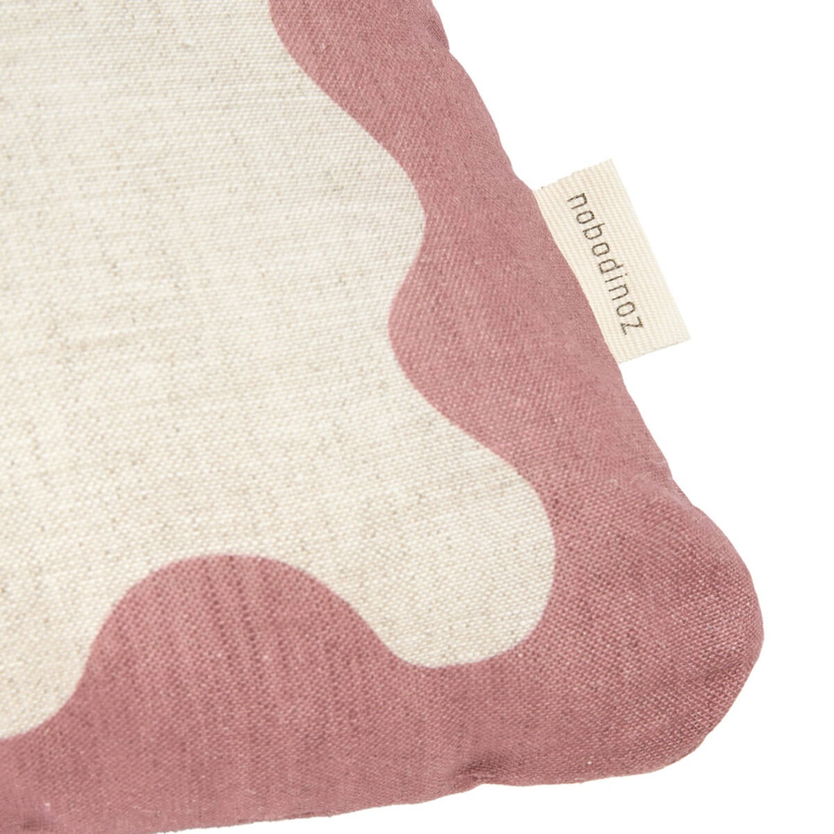 Coussin 45x30cm LIN FRANÇAIS VIBES L Nobodinoz Pink