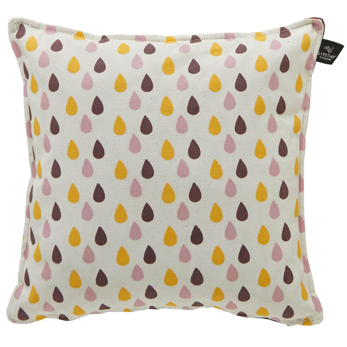 Coussin 45x45cm FUNLAND DROPS Lifetime velour black