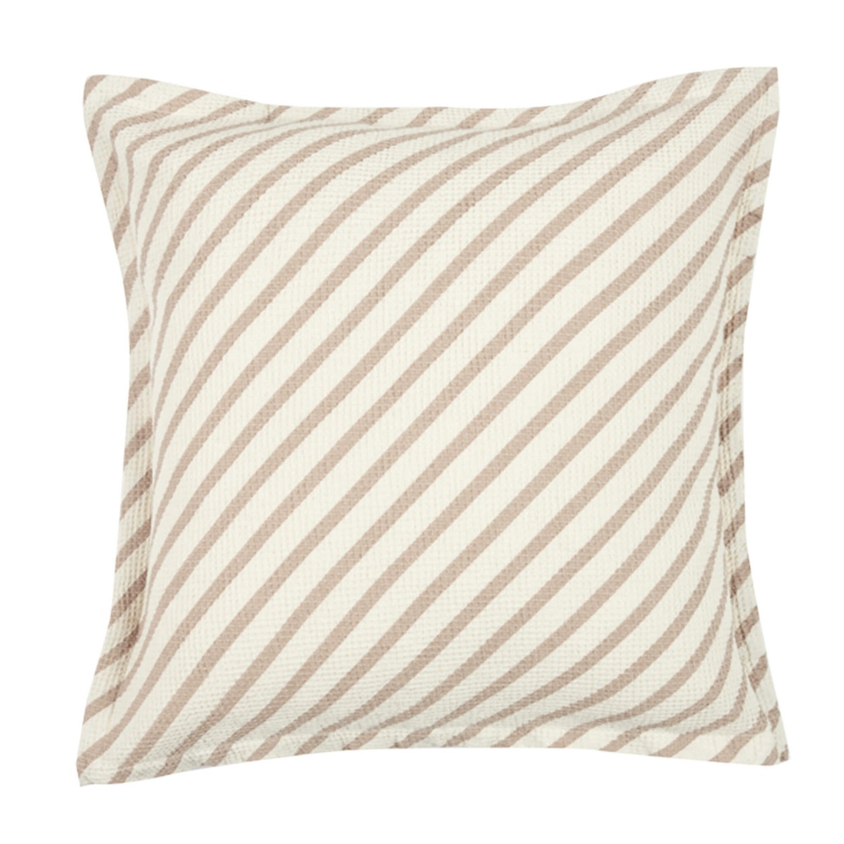 Coussin 45x45cm LANDSCAPE Nobodinoz Waffe stripes natural