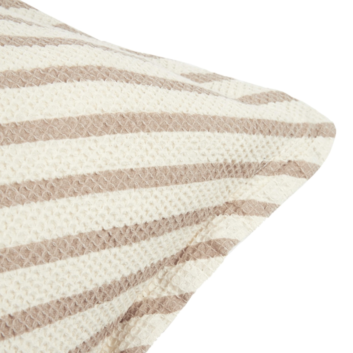 Coussin 45x45cm LANDSCAPE Nobodinoz Waffe stripes natural