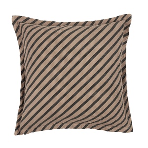 Coussin 45x45cm LANDSCAPE Nobodinoz Waffle stripes sesame
