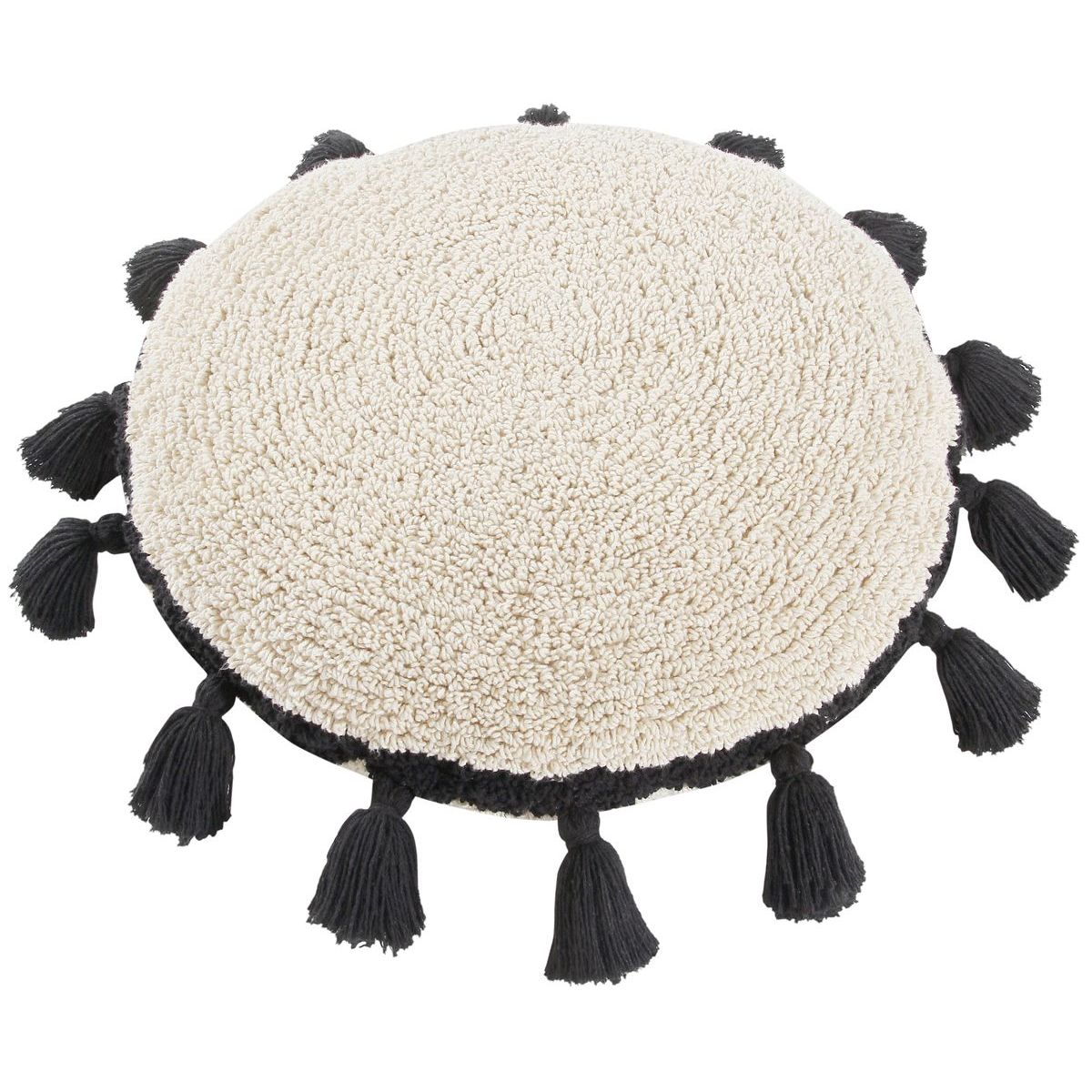 Coussin 48cm CIRCLE Lorena Canals Black