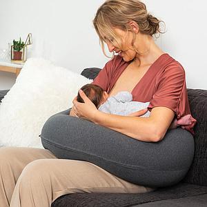 Coussin allaitement BUDDY Doomoo chiné anthracite