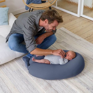 Coussin allaitement BUDDY Doomoo Tetra Jersey Blue