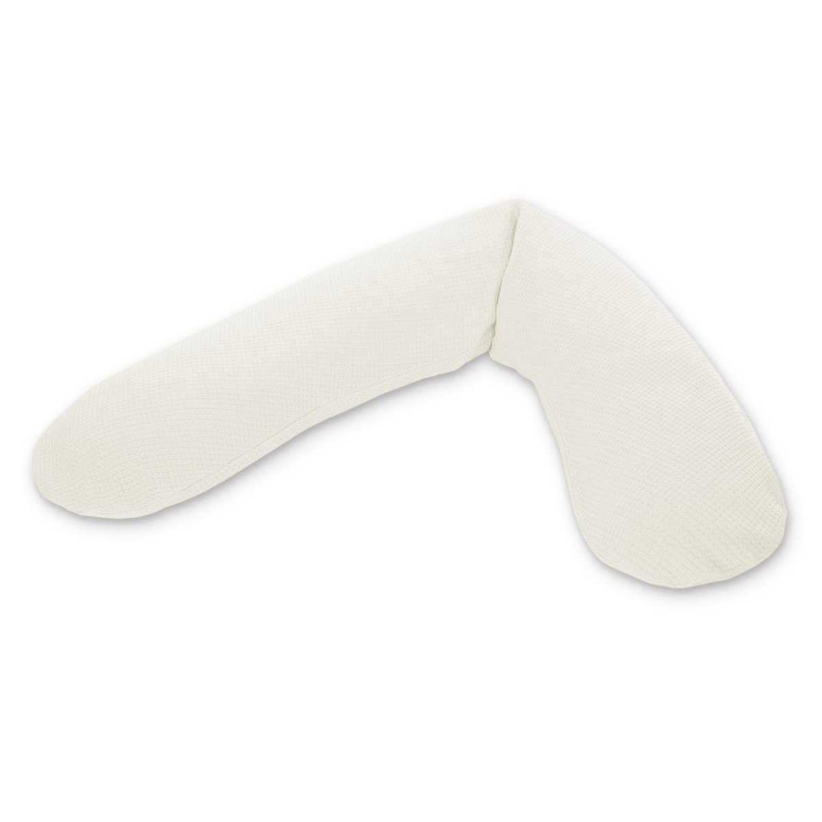 Coussin avec housse en coton tricoté fin 190x40cm Theraline cream