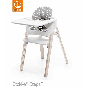 Coussin bébé chaise haute STEPS Stokke gris nuage