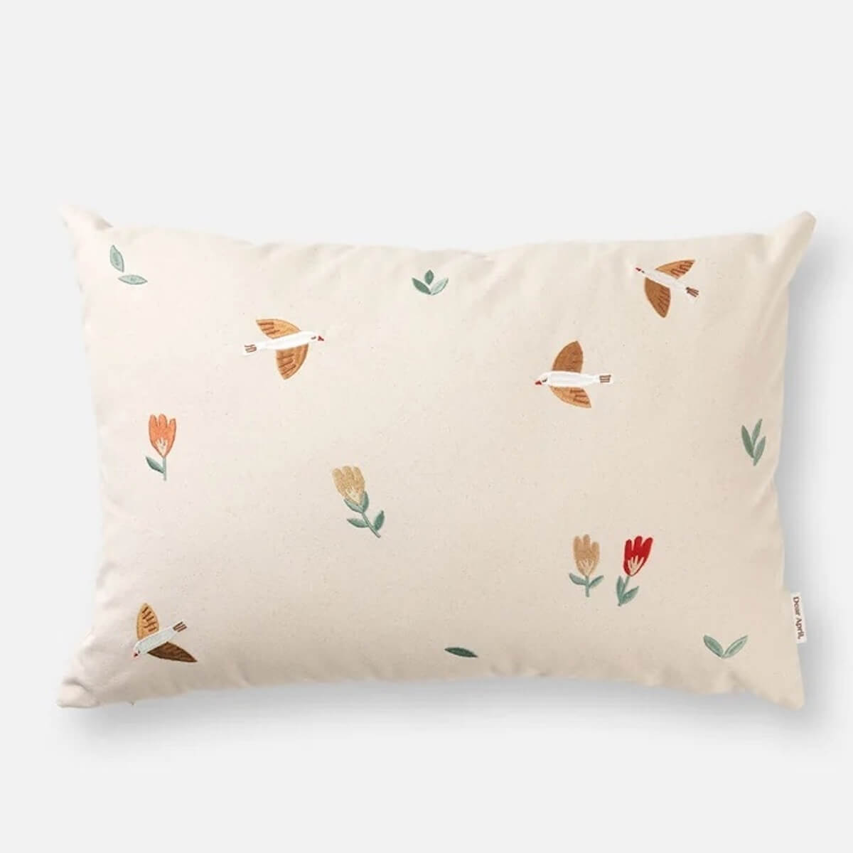 Coussin brodé Dear April Songbirds