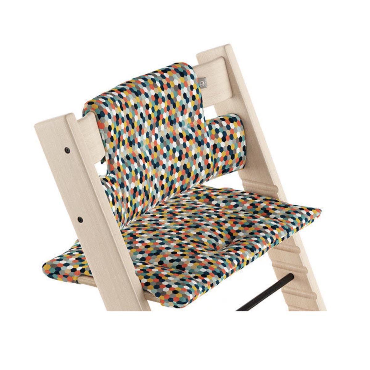 Coussin chaise haute TRIPP TRAPP Stokke Honeycomb Happy
