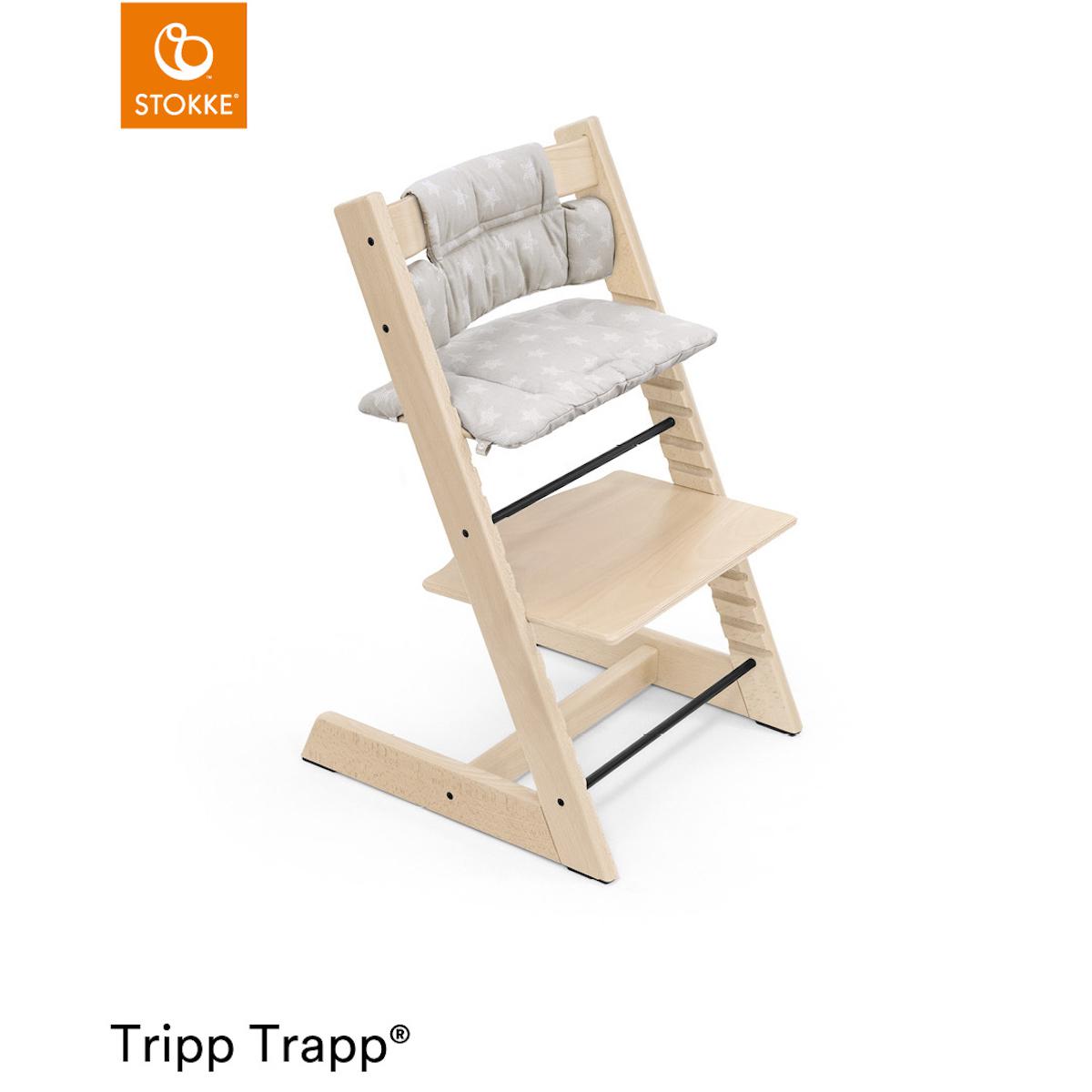 Coussin chaise haute TRIPP TRAPP Stokke Stars silver
