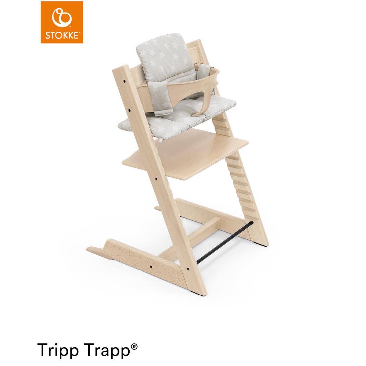 Coussin chaise haute TRIPP TRAPP Stokke Stars silver