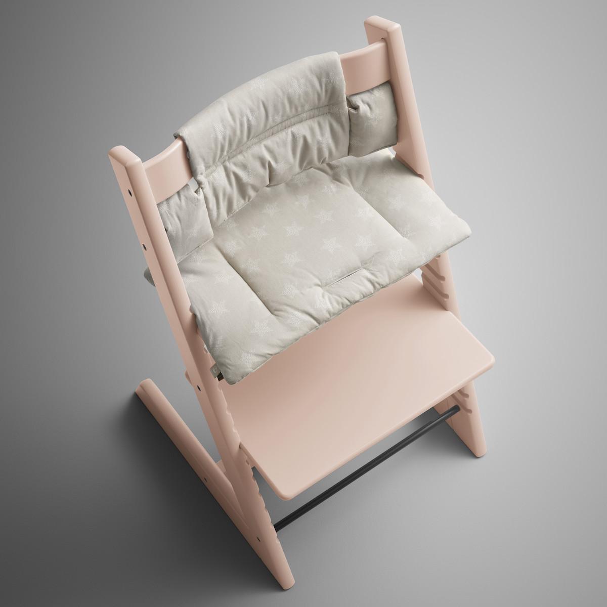 Coussin chaise haute TRIPP TRAPP Stokke Stars silver
