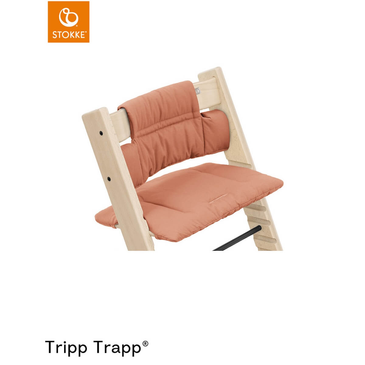 Coussin chaise haute TRIPP TRAPP Stokke terracota