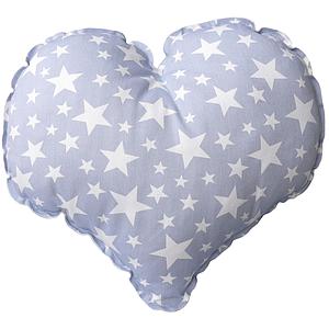 Coussin coeur enfant ÉTOILE Abitare Kids bleu clair