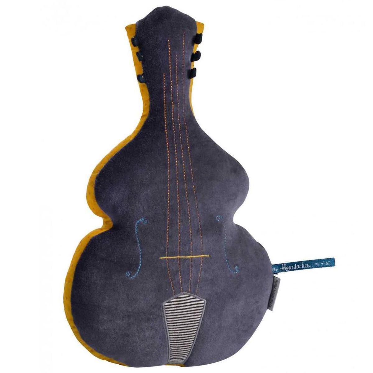 Coussin contrebasse LES MOUSTACHES Moulin Roty