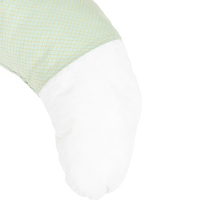 Coussin de maternité STORIES Édition limitée Nobodinoz green lemon grid