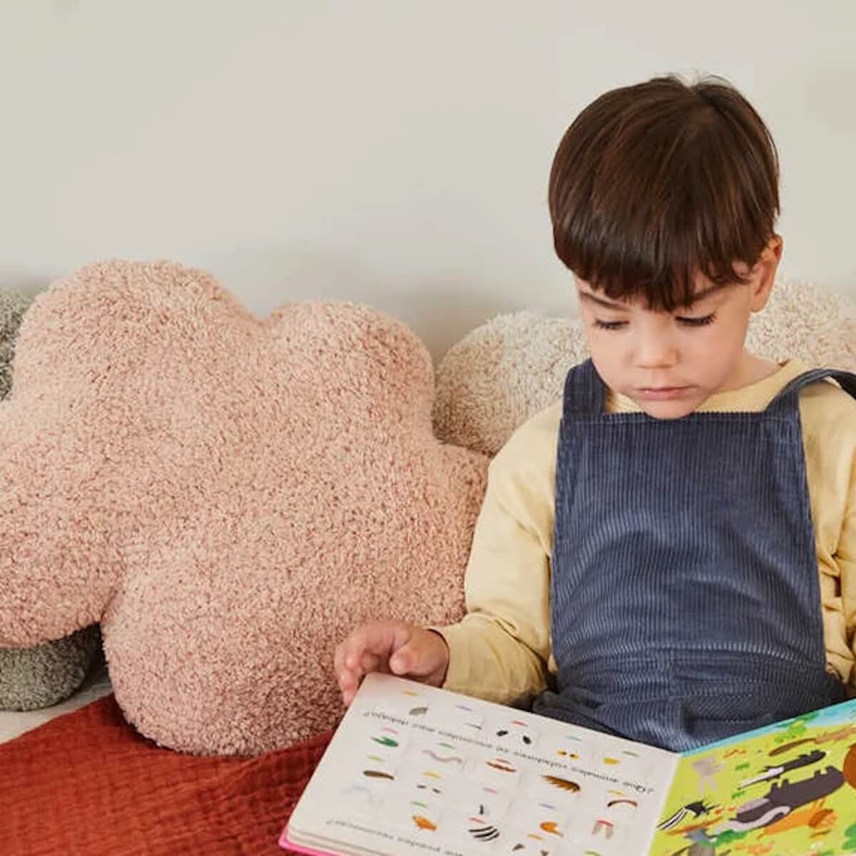 Coussin de sol 40x50cm CLOUDS Lorena Canals Rose