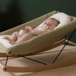 Coussin de transat nouveau-né GROWING GREEN Nobodinoz Terry Cotton