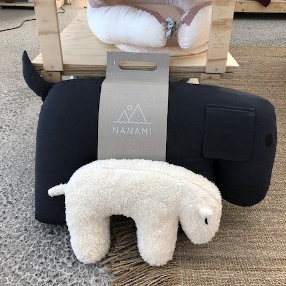 Coussin de voyage OURS POLAIRE Nanami