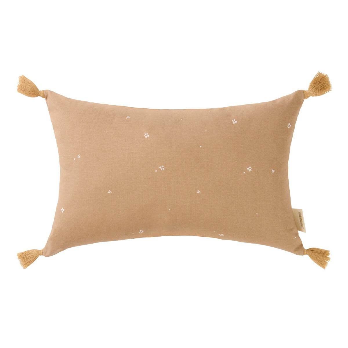 Coussin déco 20x35cm STORIES Nobodinoz blush little cherries