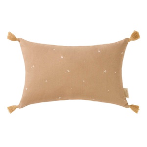 Coussin déco 20x35cm STORIES Nobodinoz blush little cherries