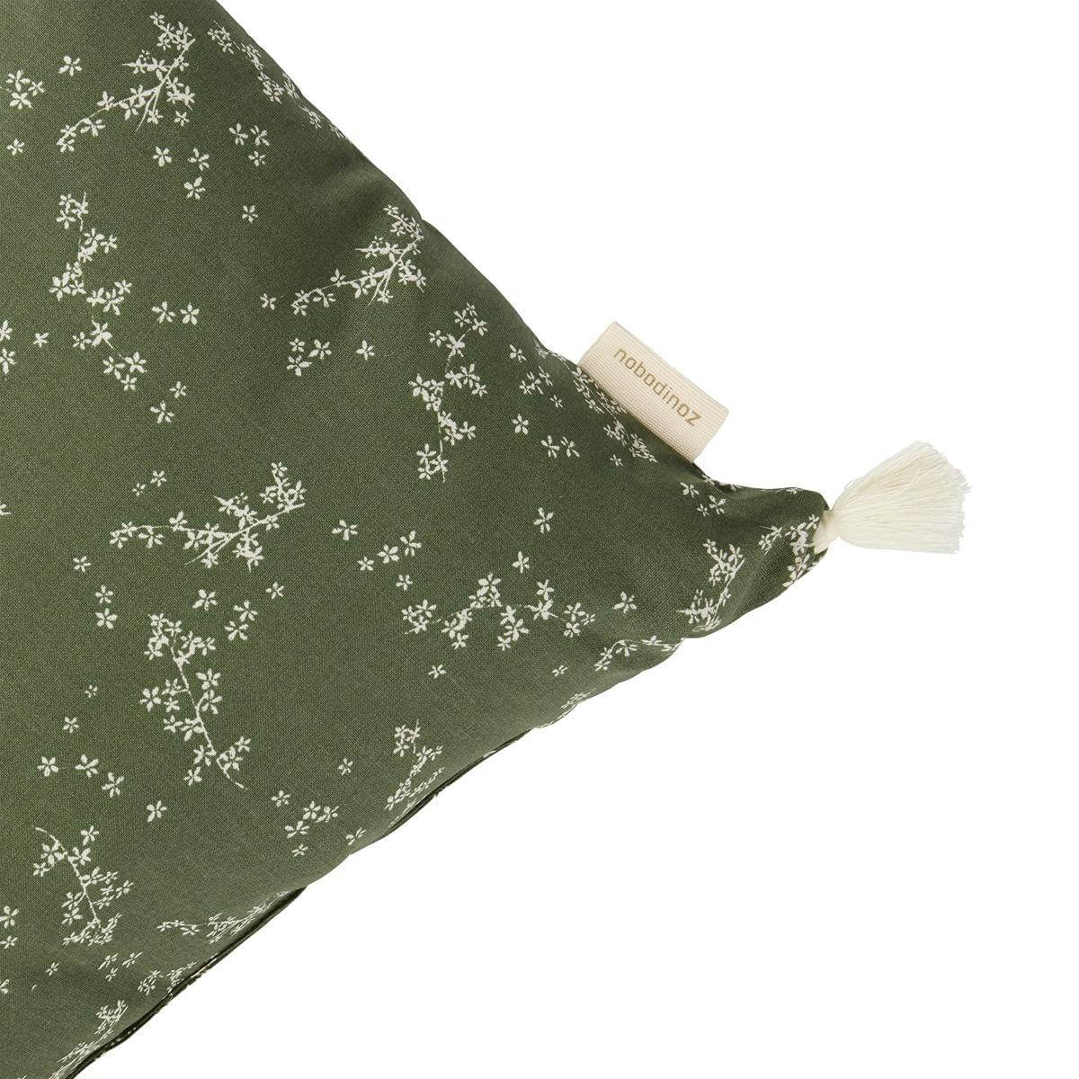 Coussin déco 20x35cm STORIES Nobodinoz green jasmine