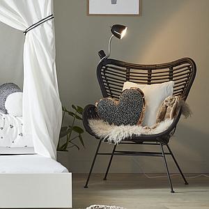 Coussin déco 40cm coeur DOTTIE Lifetime 