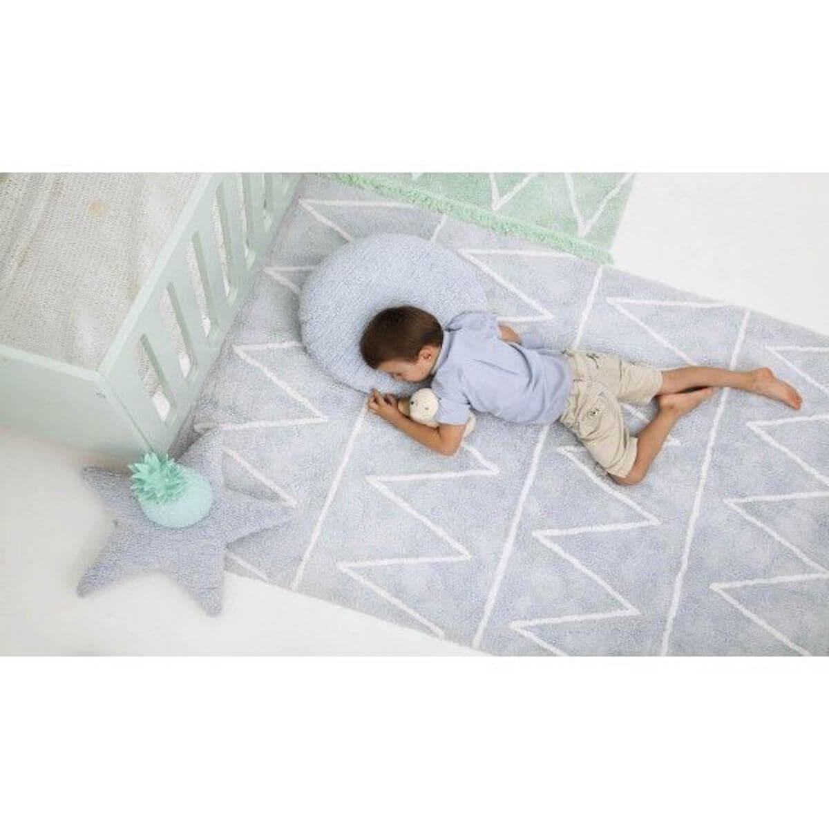 Coussin déco 54x54cm STAR Lorena Canals blue