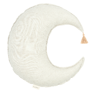 Coussin étoile 36x32cm FRENCH LINEN Nobodinoz greige