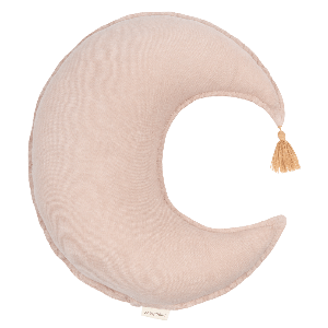 Coussin étoile 36x32cm FRENCH LINEN Nobodinoz mauve pink