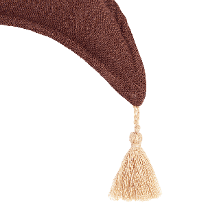 Coussin étoile 36x32cm FRENCH LINEN Nobodinoz prune