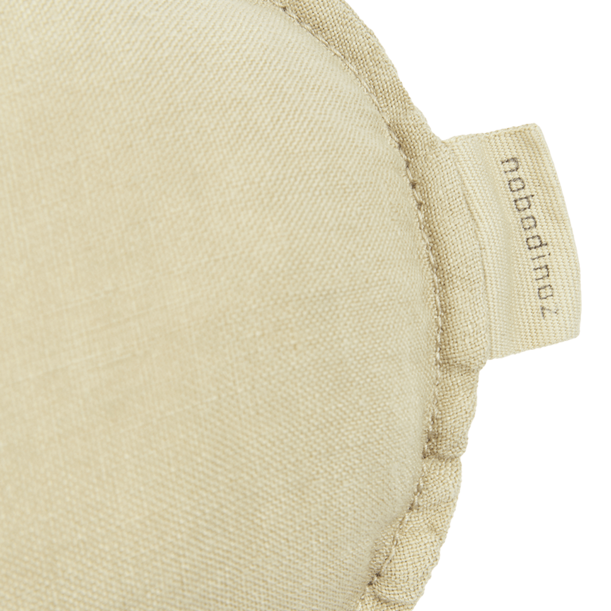Coussin nuage 38x24cm FRENCH LINEN Nobodinoz green tea