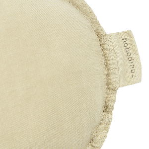 Coussin nuage 38x24cm FRENCH LINEN Nobodinoz green tea