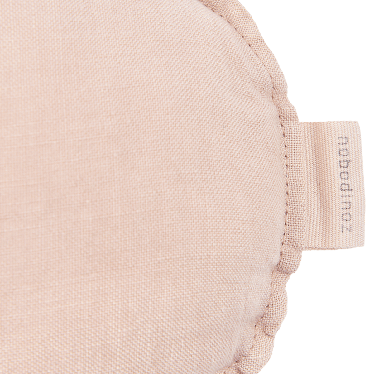 Coussin nuage 38x24cm FRENCH LINEN Nobodinoz mauve pink