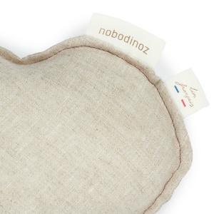Coussin nuage LIN FRANÇAIS Nobodinoz Greige