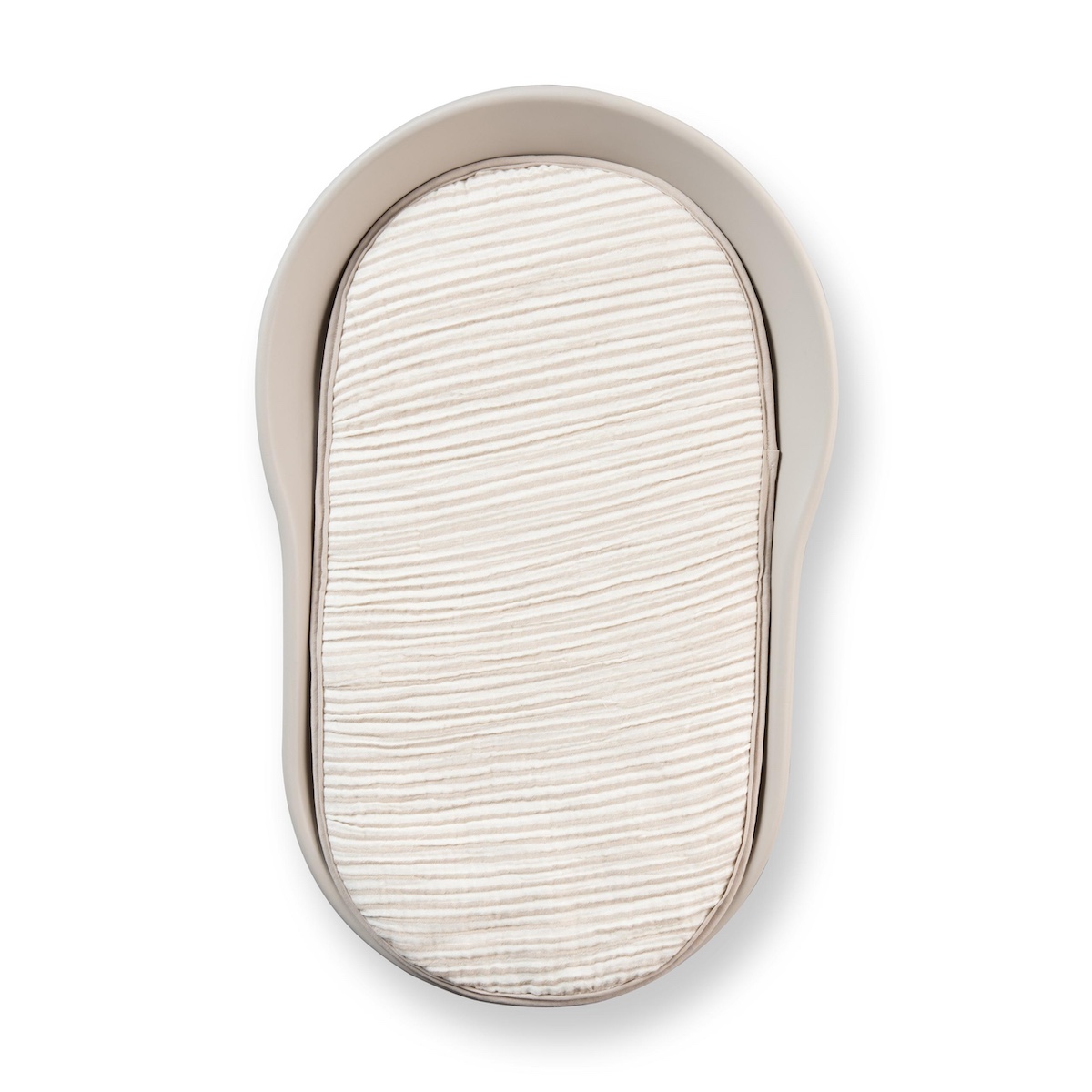 Coussin pour matelas à langer Mamee NATURAL Quax stripes