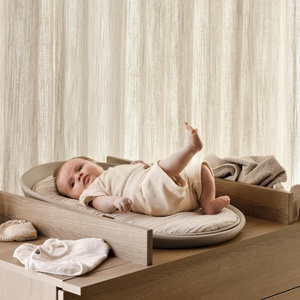 Coussin pour matelas à langer Mamee NATURAL Quax stripes