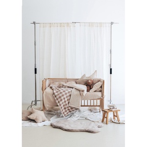 Coussin STAR Babyshower gofre latte