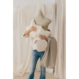 Coussin STAR Babyshower gofre vanilla