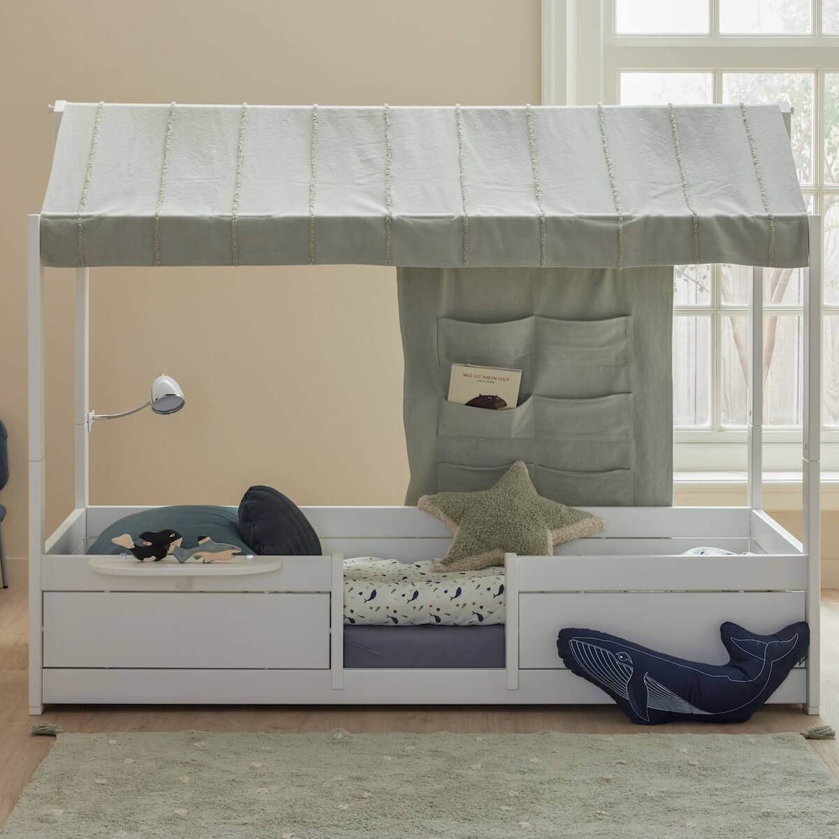 Coussin STAR Lifetime sage blue